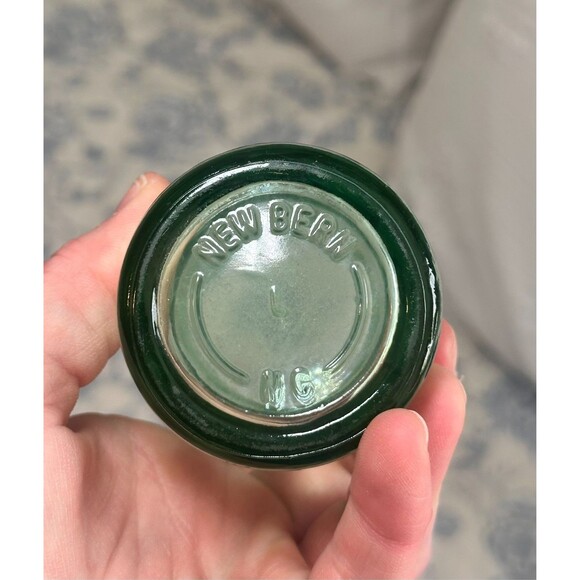 Lot of 1950s 6 & 6.5 oz Green Embossed Coca Cola Coke Bottles from New Bern, NC - Picture 7 of 14